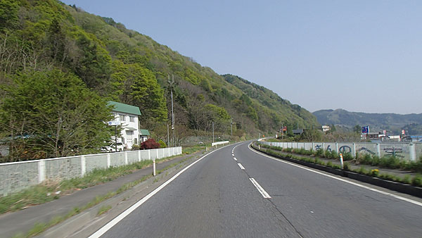 ＧＷとは思えない程空いている道